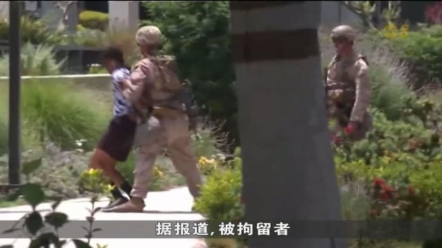 美陆战队部署洛杉矶 主要职责是保护联邦财产和人员