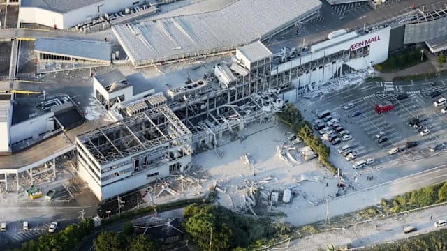 熊本商场爆炸事故致七死 救援行动结束