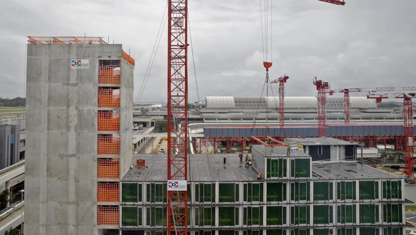 Lego-like building method to speed up Crowne Plaza Changi Airport hotel extension