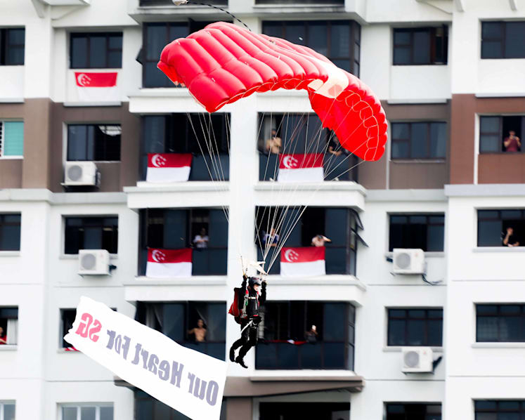 NDP 2020: Red Lions descend on heartlands as nation salutes frontline workers