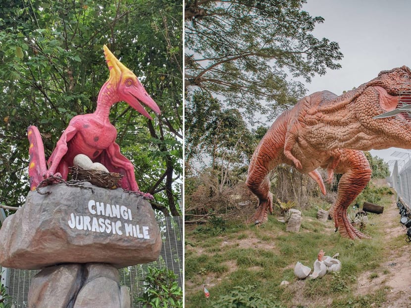 It’s the largest permanent outdoor display of life-sized dinosaurs you'll find in Singapore.