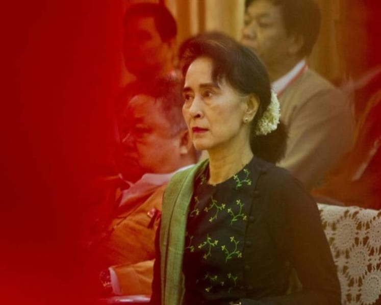 Aung San Suu Kyi confronted with sedition charge on 2nd day of trial