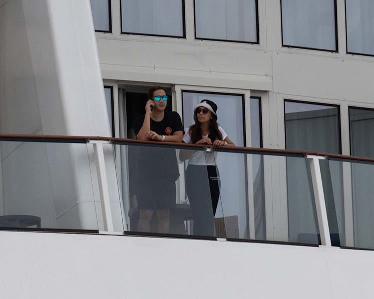 Some initial shock, a honeymoon cut short, but passengers largely unfussed at being onboard cruise ship with Covid-19 case