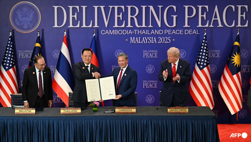 Thailand, Cambodia to cease all hostilities at disputed border in ‘peace deal’ signing witnessed by Trump Thailand, Cambodia to cease all hostilities at disputed border in ‘peace deal’ signing witnessed by Trump