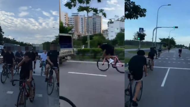 没戴头盔在路上飙骑 少年骑士被批行为愚蠢