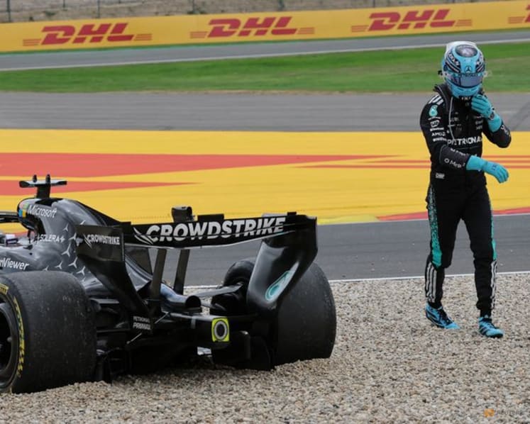 Russell 'numb to the disappointment' after Belgian GP blow