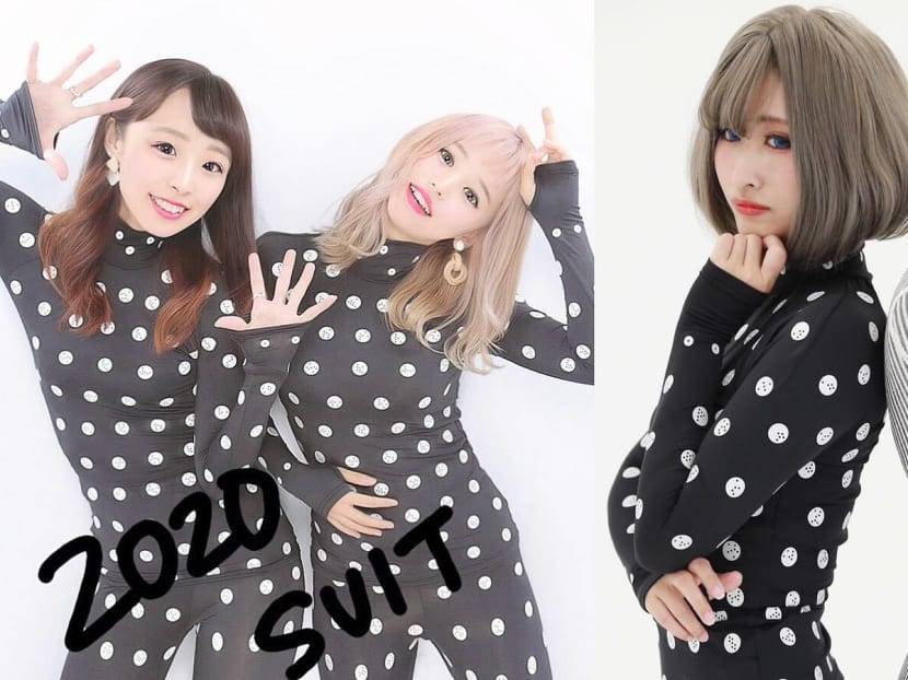 White polka dot bodysuit top