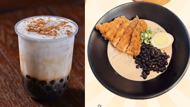 本地餐馆推出“珍珠奶茶拉面”，你想尝尝吗？