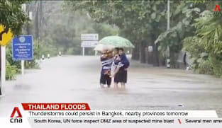 Thailand floods: Thunderstorms could persist in Bangkok, nearby provinces on Monday