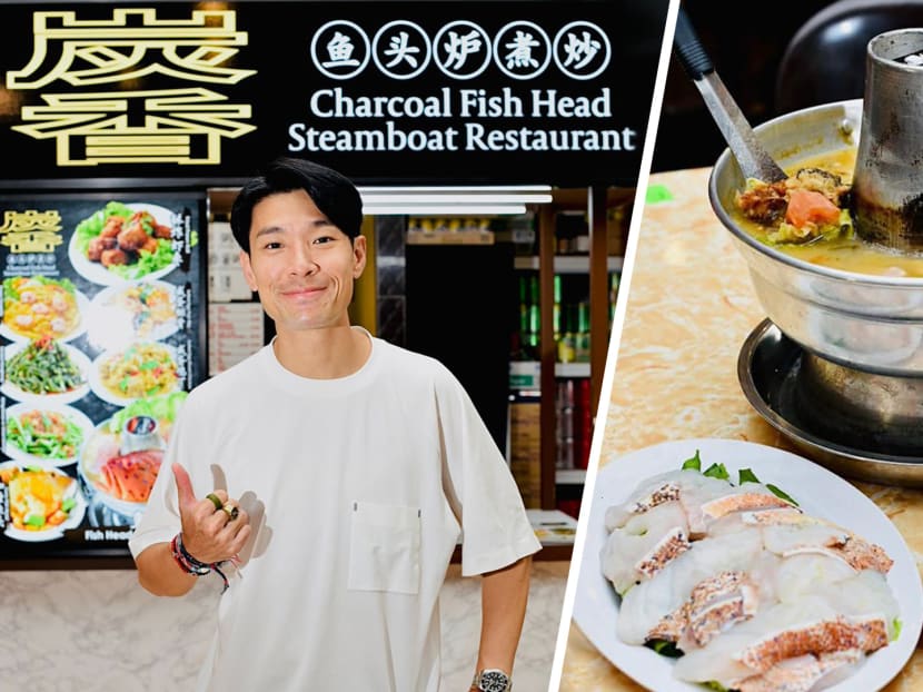 Ben Yeo Opens Zi Char Stall, Serves Charcoal Fish Head Steamboat With Giant Grouper