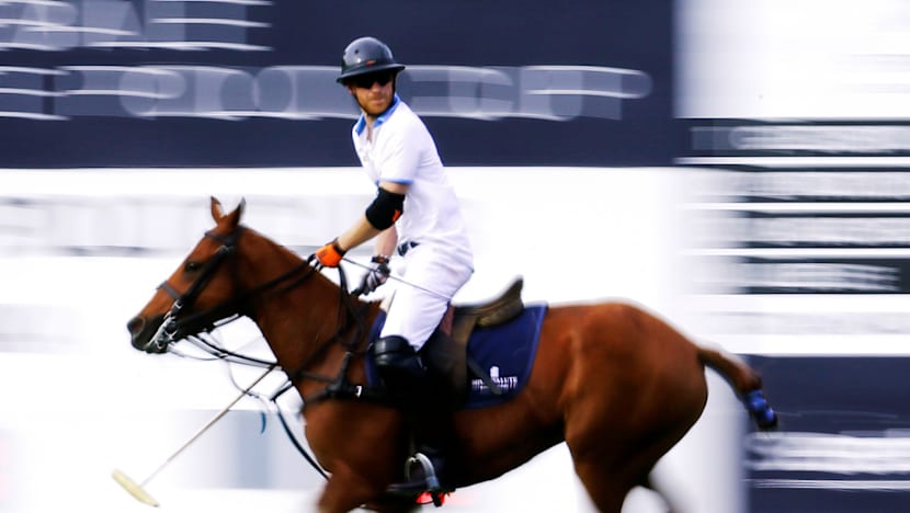 Prince Harry rounds off Singapore visit with charity polo match