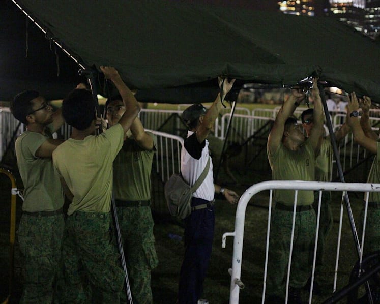 Tear down operation begins after queue to pay respects to Mr Lee Kuan Yew closed