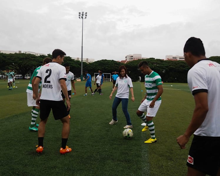 MP Tin Pei Ling adds polish to Eagles