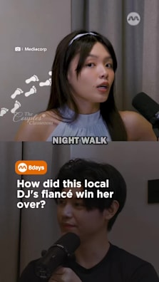 Hazelle Teo and James Wong share how they knew they were “The One” for each other in their new podcast, Couple’s Classroom. #8dayssg #8dayssglocalent #couple #relationship #fypsg 