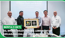 BERITA (1 Okt) | SG, Brunei boleh teroka lebih banyak kerjasama dalam jagaan kesihatan
