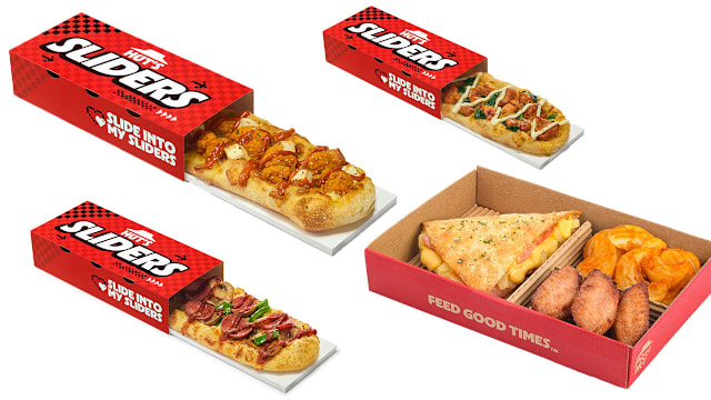 谁说一个人用餐很寂寞？Pizza Hut新品Hut's Sliders，独享也很有“戏”！