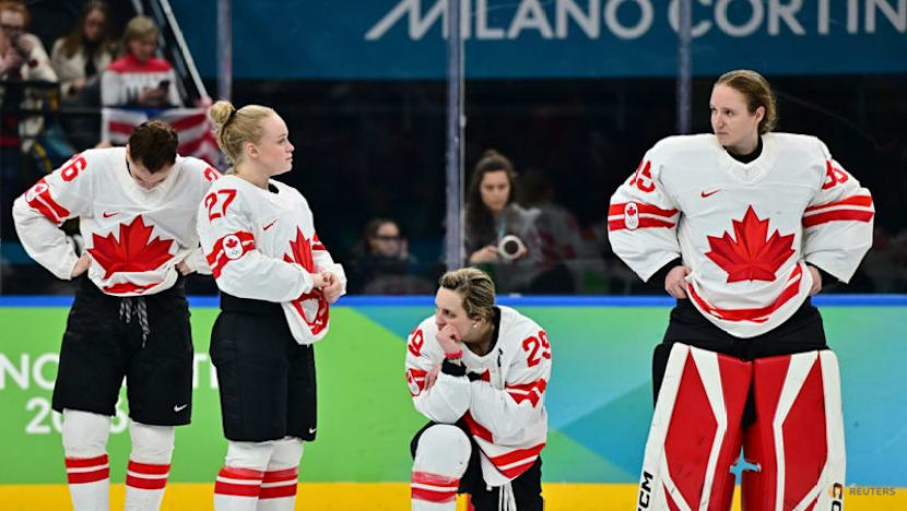 Ice hockey-Poulin urges team to take pride despite silver