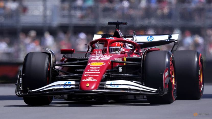 Leclerc crashes, Russell top in Canadian GP practice
