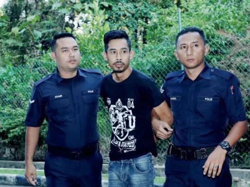Shahrul Nizam Zuraimy, who was clad in a black t-shirt and a pair of jeans, appeared calm when he was produced before magistrate Muhammad Nazrin Ali Rahim.
