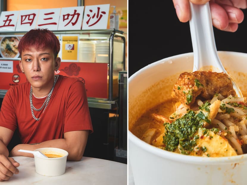 Undertaker’s Apprentice Turned Hawker Sells Laksa At Hipster Stall In Bukit Panjang