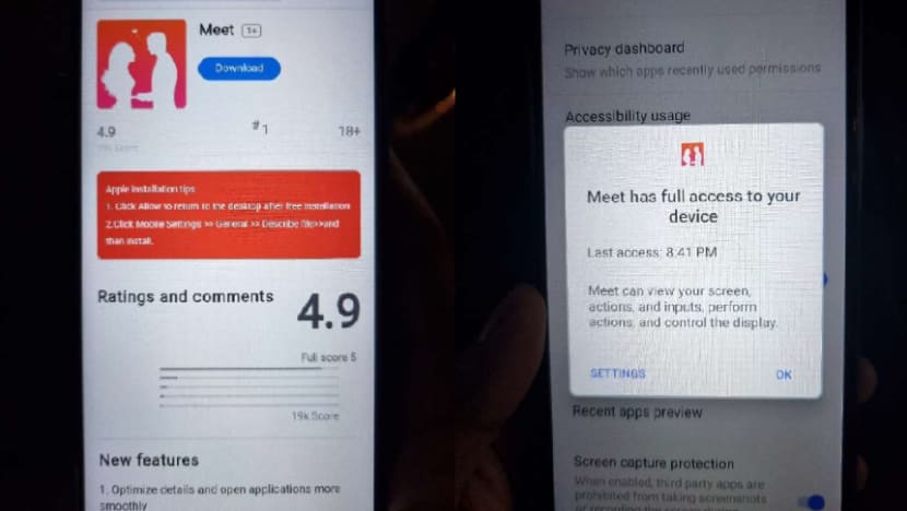 Police warn of new Android app scam targeting users of TikTok, dating platforms Police warn of new Android app scam targeting users of TikTok, dating platforms