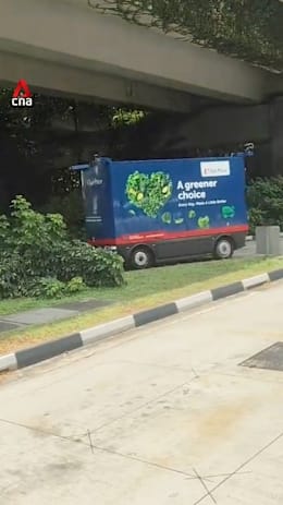 FairPrice's driverless vehicle spotted on Singapore roads