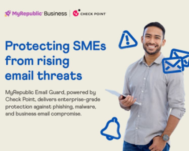 MyRepublic Launches MyRepublic Email Guard to Protect Singapore’s SMEs From Rising Email-Borne Cyber Threats