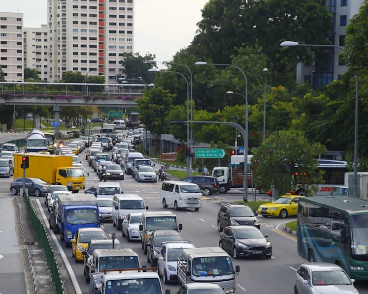Two lanes along PIE closed after new oil spill