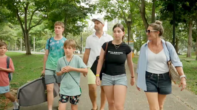 Meet the Houghtons - a family of six from Australia who have made Singapore home through sport.
