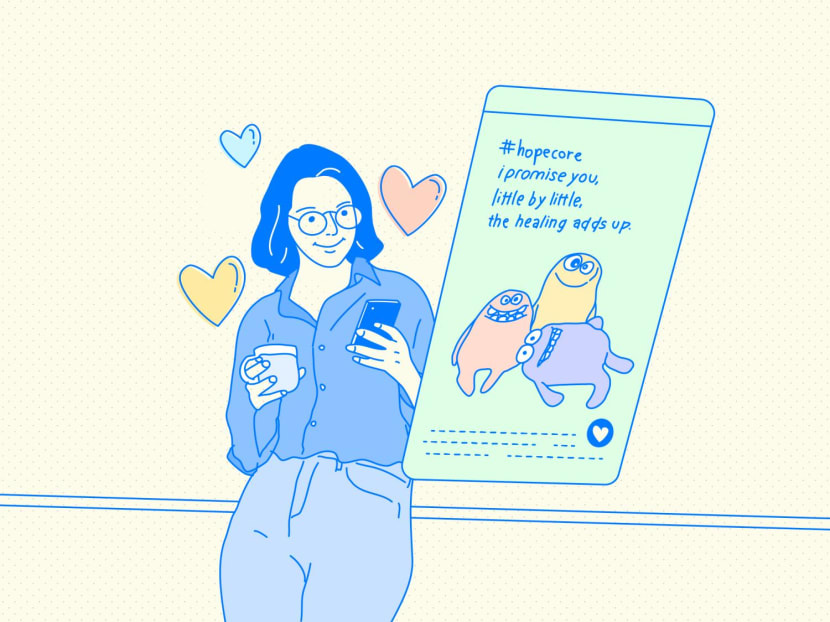 Gen Zen: Frequent doses of positive content can be comforting, but does such 'hopecore' really improve one's mental health? Gen Zen: Frequent doses of positive content can be comforting, but does such 'hopecore' really improve one's mental health?