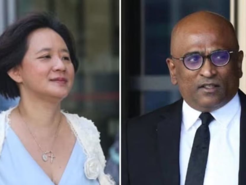 Healing the Divide founder Iris Koh and lawyer M Ravi.