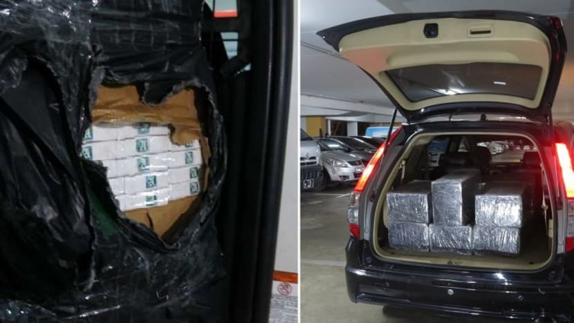 2,000 karton rokok seludup dirampas semasa dipunggah di tempat letak kereta Choa Chu Kang