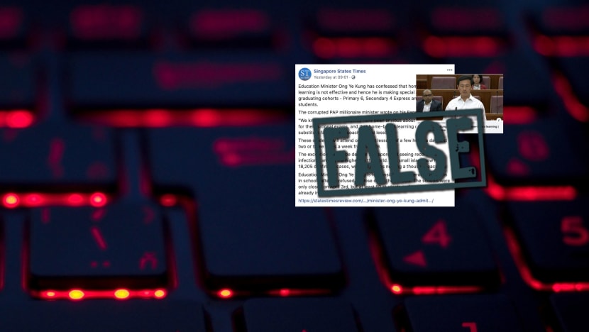 Government directs S'pore States Times Facebook page owner to correct post about Covid-19 cases in schools