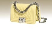 Chanel small boy handbag in ligh
