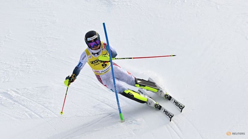 Alpine skiing-Norway's McGrath wins men's slalom in Alta Badia