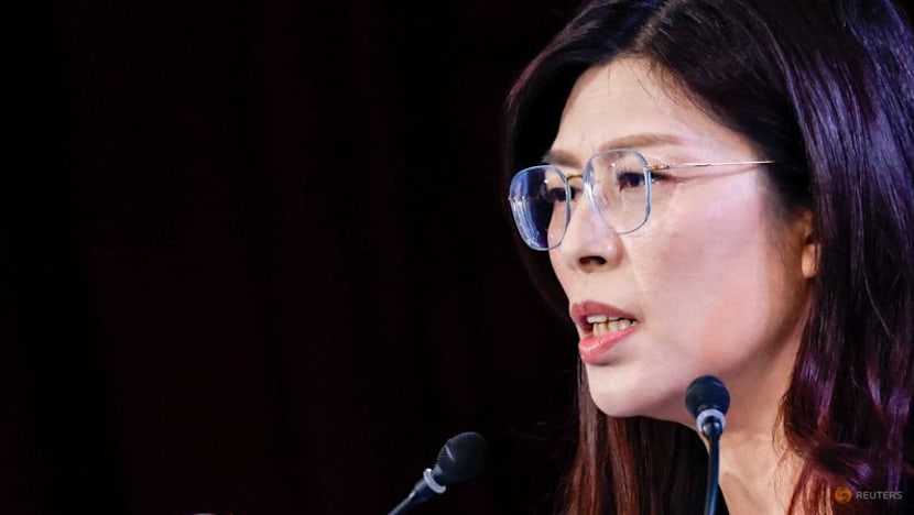 Taiwan's new opposition leader takes over, warns against risk of China war
