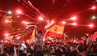 Jubilation in Spain after World Cup win