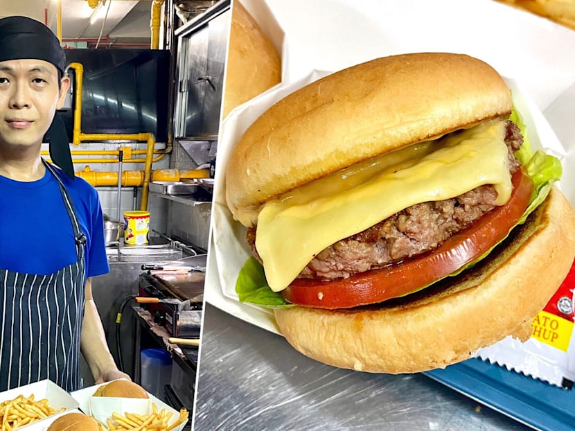 Ex-Omakase Burger Head Chef Now A Hawker Selling $7.90 Beef Burger