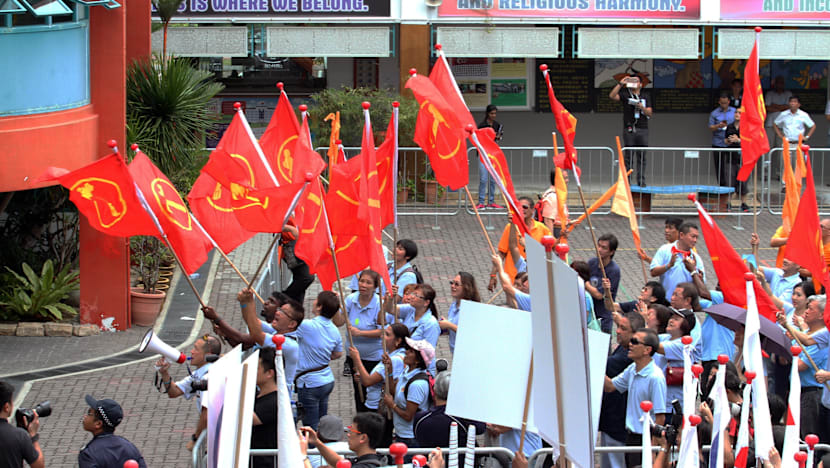 Nomination Day: Colourful, cacophonous and fiercely partisan