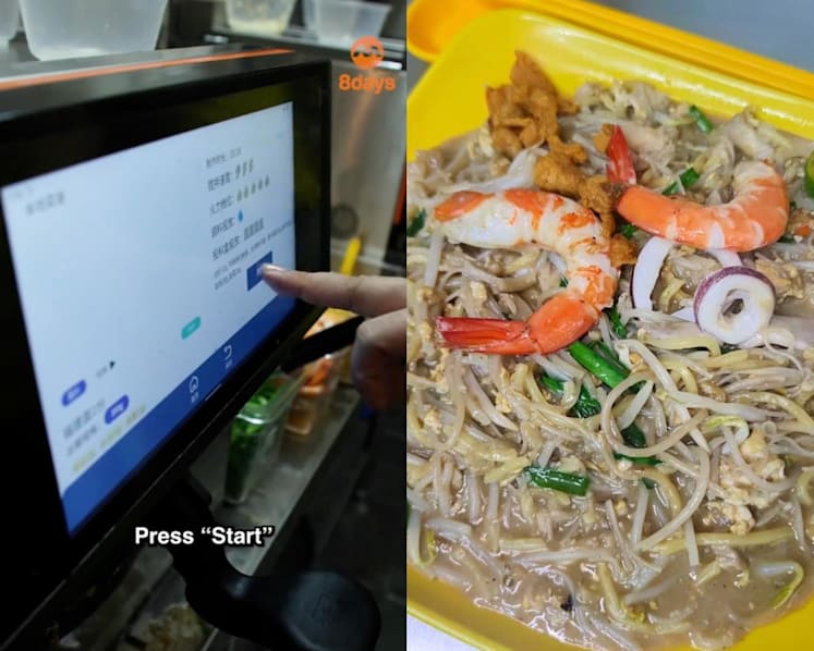 Former engineer opens Hokkien mee stall with food cooked by a robot