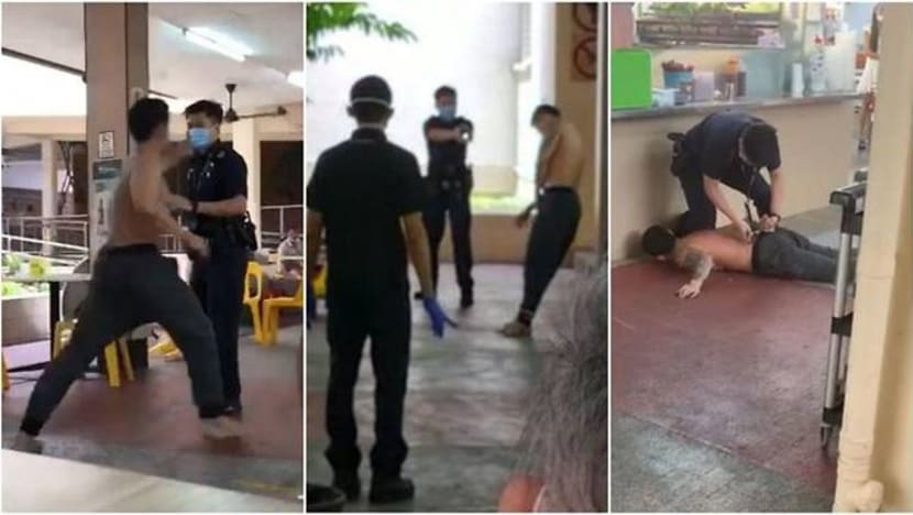 Lelaki direnjat polis, ditahan atas beberapa kesalahan