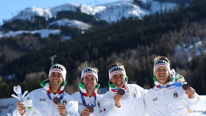 Italy sets Winter Games record on medal‑heavy Sunday