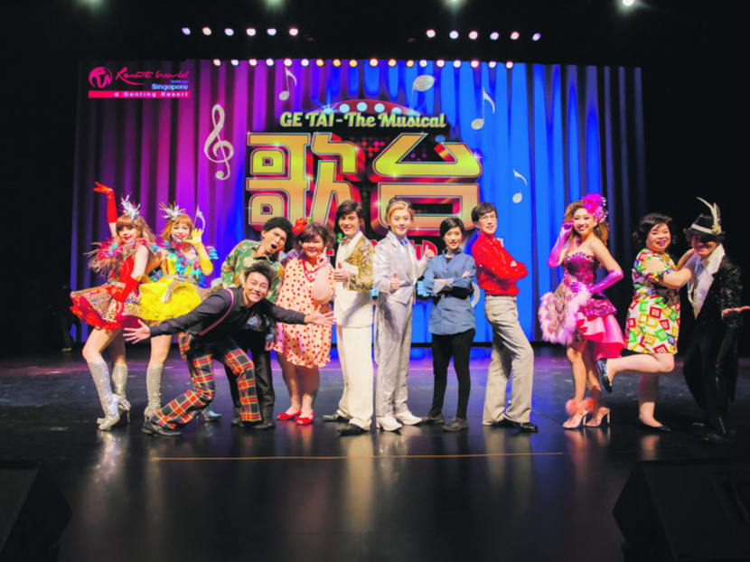 The cast of Getai - The Musical. Photo: Resorts World Sentosa