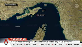 At least three tankers pass Strait of Hormuz on first day of US blockade