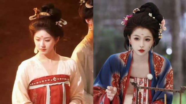 赵露思、虞书欣化身唐朝美人　意外撞妆发掀粉丝互撕