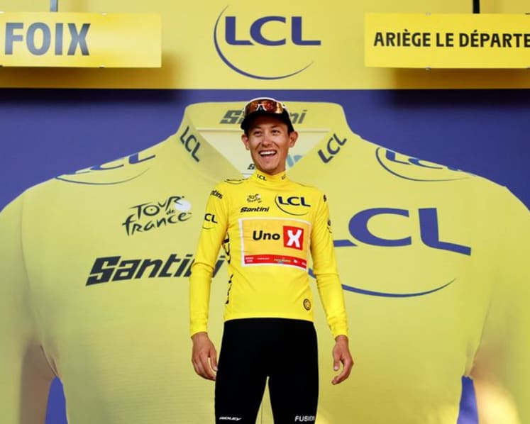 Denmark's Pedersen wins Tour stage four, Norway's Traeen takes yellow jersey