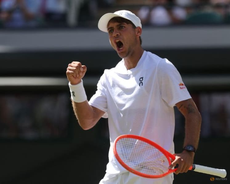 Cool Cobolli beats De Minaur and eyes ice cream after return to Wimbledon quarters