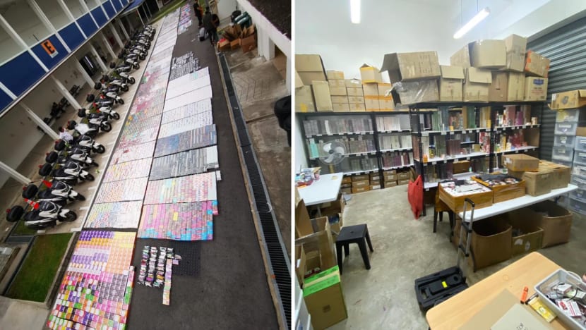 More than S$2 million worth of e-vaporisers and components seized in record haul More than S$2 million worth of e-vaporisers and components seized in record haul