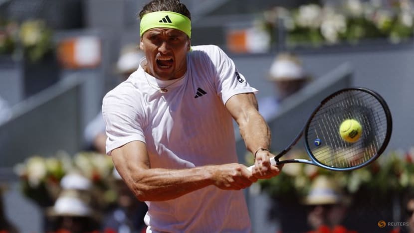 The camera never lies: electronic line calls in focus again as Zverev takes photo of ball mark