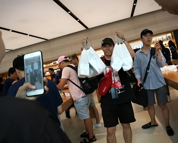 Apple fans get hands on new iPhone XS and XS Max; wait - and price - 'worth it', they say